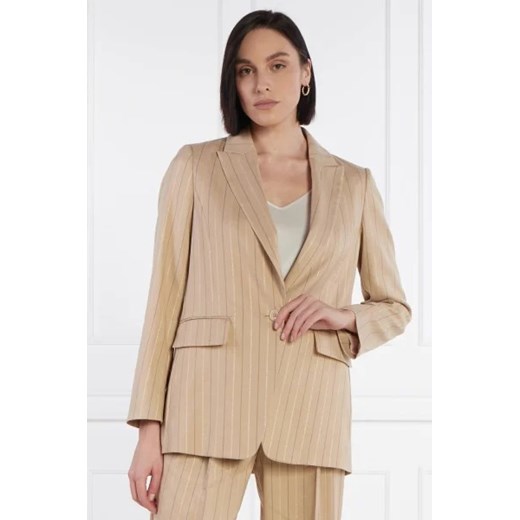 Marc Cain Marynarka | Slim Fit | z dodatkiem lnu ze sklepu Gomez Fashion Store w kategorii Marynarki damskie - zdjęcie 173009912