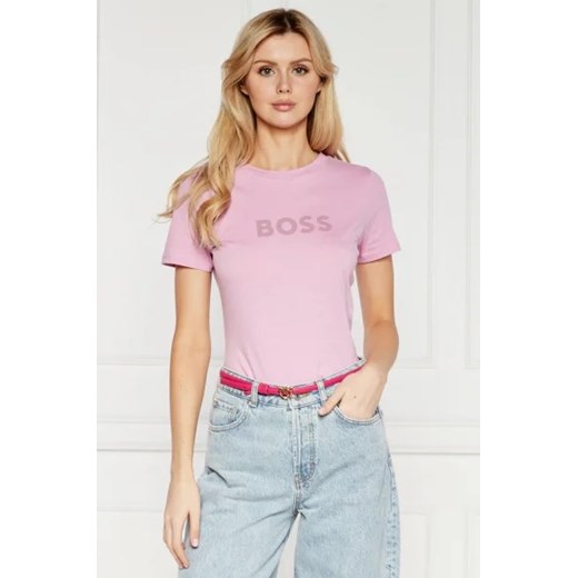 BOSS ORANGE T-shirt C_ELOGO_5 | Regular Fit ze sklepu Gomez Fashion Store w kategorii Bluzki damskie - zdjęcie 173009932