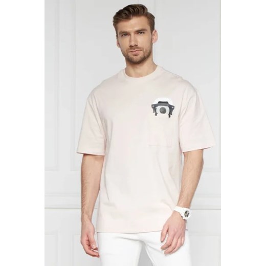 Karl Lagerfeld T-shirt CREWNECK | Regular Fit ze sklepu Gomez Fashion Store w kategorii T-shirty męskie - zdjęcie 173010040