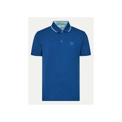 s.Oliver Polo 2141237 Niebieski Regular Fit ze sklepu MODIVO w kategorii T-shirty męskie - zdjęcie 173010701