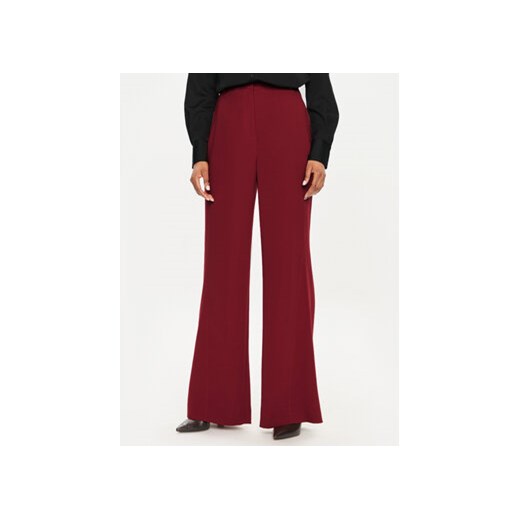 Calvin Klein Spodnie materiałowe K20K207155 Czerwony Wide Leg ze sklepu MODIVO w kategorii Spodnie damskie - zdjęcie 173010841