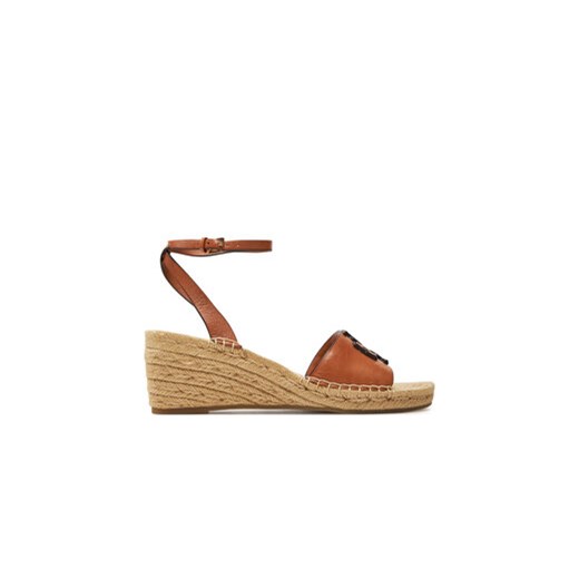 Tory Burch Espadryle 150744 Brązowy ze sklepu MODIVO w kategorii Sandały damskie - zdjęcie 173010980