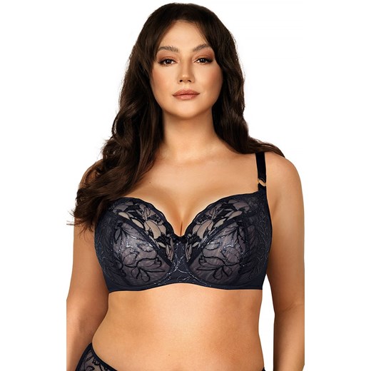 Biustonosz miękki soft granatowy Bonita B171, Kolor granatowy, Rozmiar 65H, Ewa Bien ze sklepu Intymna w kategorii Biustonosze - zdjęcie 173011293