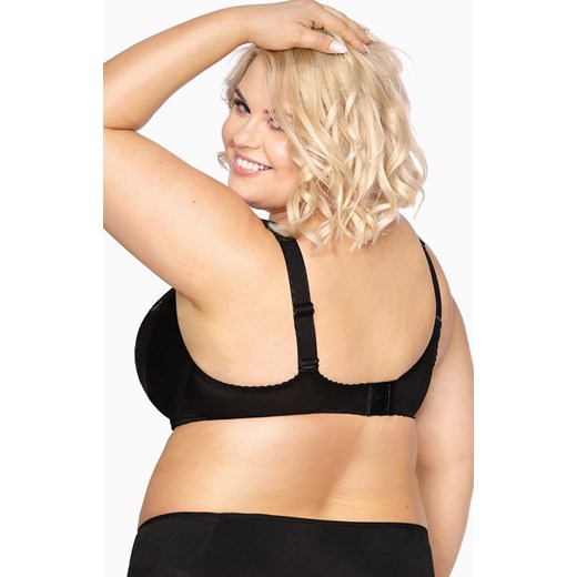 Gaia biustonosz miękki soft czarny Samira Maxi 874, Kolor czarny, Rozmiar 95F, Gaia ze sklepu Intymna w kategorii Biustonosze - zdjęcie 173011340