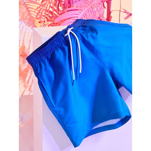 Cropp - Szorty kąpielowe niebieskie ombre - niebieski ze sklepu Cropp w kategorii Kąpielówki - zdjęcie 173012040