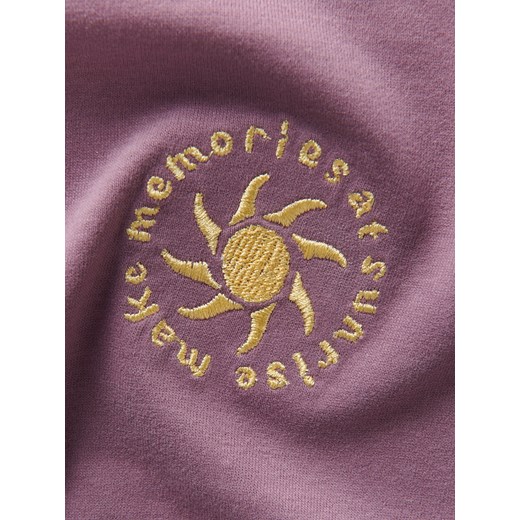 Reserved - T-shirt oversize z haftem - fioletowy Reserved 104 (3-4 lata) Reserved