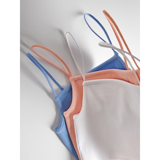 Reserved - Crop top - niebieski Reserved S Reserved