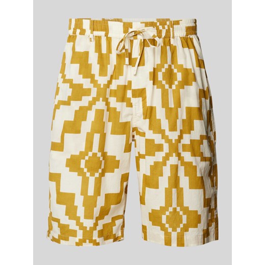 Szorty ze wzorem na całej powierzchni ze sklepu Peek&Cloppenburg  w kategorii Spodenki męskie - zdjęcie 173015642