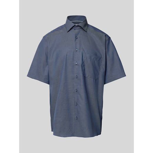 Koszula biznesowa o kroju comfort fit ze wzorem na całej powierzchni ze sklepu Peek&Cloppenburg  w kategorii Koszule męskie - zdjęcie 173015703
