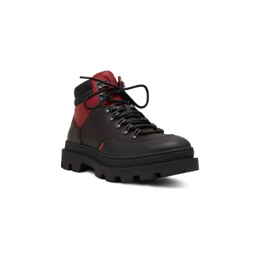 HUGO Skórzane trapery Graham halb lthl ze sklepu Gomez Fashion Store w kategorii Buty trekkingowe męskie - zdjęcie 173016130