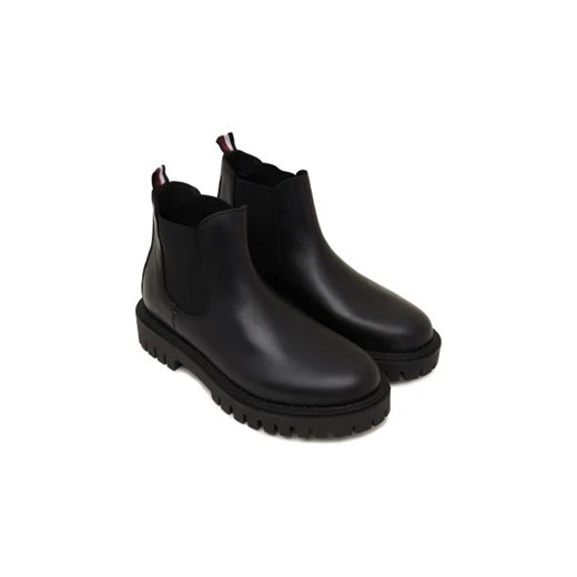 Buty zimowe męskie Tommy Hilfiger bez zapięcia casualowe