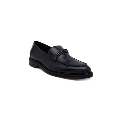 BOSS BLACK Skórzane loafersy Larry-L 42 Gomez Fashion Store wyprzedaż
