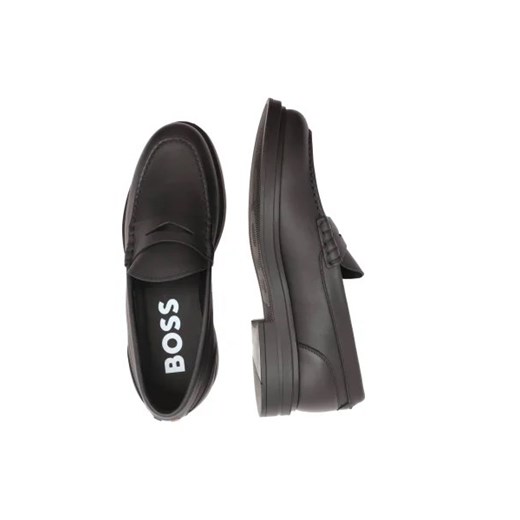 BOSS BLACK Skórzane loafersy Saul_Loaf 44 okazja Gomez Fashion Store