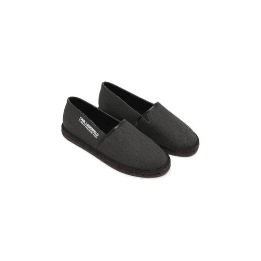 Karl Lagerfeld Espadryle KAMINO | z dodatkiem skóry Karl Lagerfeld 42 okazyjna cena Gomez Fashion Store