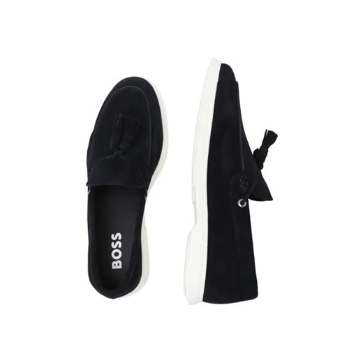 BOSS BLACK Skórzane loafersy Sienne_Mocc_sdnp 43 Gomez Fashion Store