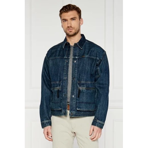 G- Star Raw Kurtka jeansowa Utility Coach Jacket | Straight fit | denim ze sklepu Gomez Fashion Store w kategorii Kurtki męskie - zdjęcie 173019211