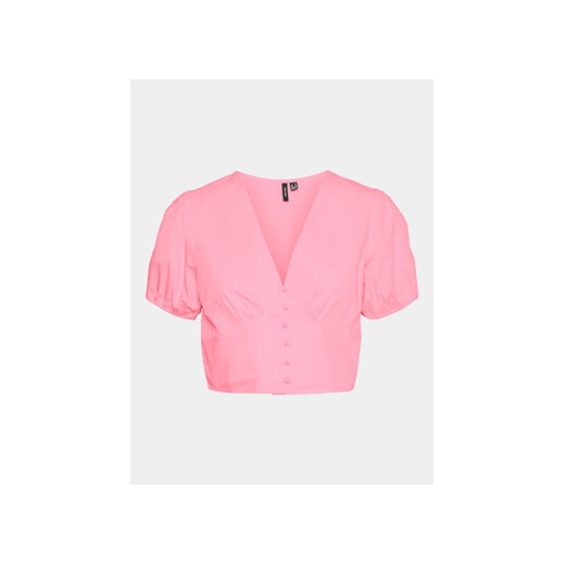 Vero Moda Bluzka Charlotte 10303653 Różowy Regular Fit ze sklepu MODIVO w kategorii Bluzki damskie - zdjęcie 173019530