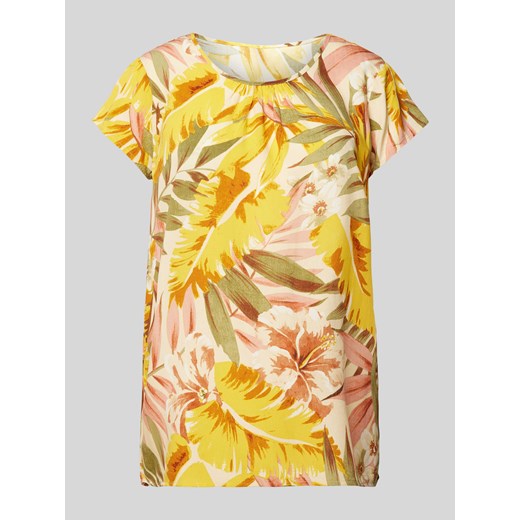 T-shirt z kwiatowym wzorem model ‘Elyse’ ze sklepu Peek&Cloppenburg  w kategorii Bluzki damskie - zdjęcie 173021514
