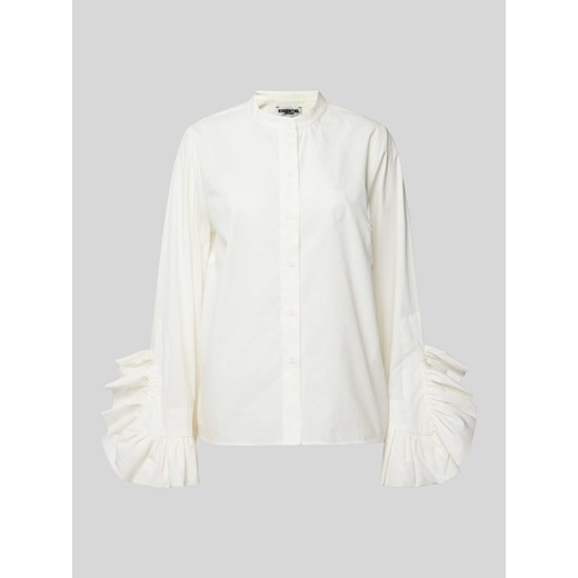 Bluzka koszulowa z falbanami ze sklepu Peek&Cloppenburg  w kategorii Koszule damskie - zdjęcie 173021641
