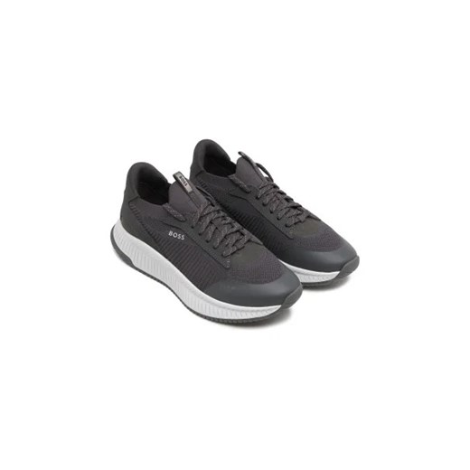 BOSS BLACK Sneakersy TTNM EVO Slon knsd | z dodatkiem skóry 42 okazja Gomez Fashion Store