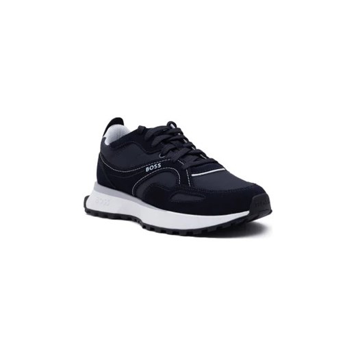BOSS BLACK Sneakersy Jonah_Runn_sdmx | z dodatkiem skóry ze sklepu Gomez Fashion Store w kategorii Buty sportowe męskie - zdjęcie 173025061