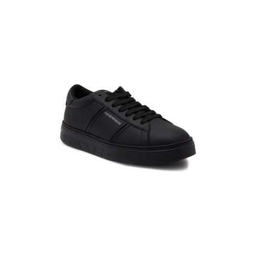 Emporio Armani Skórzane trampki Emporio Armani 46 promocyjna cena Gomez Fashion Store
