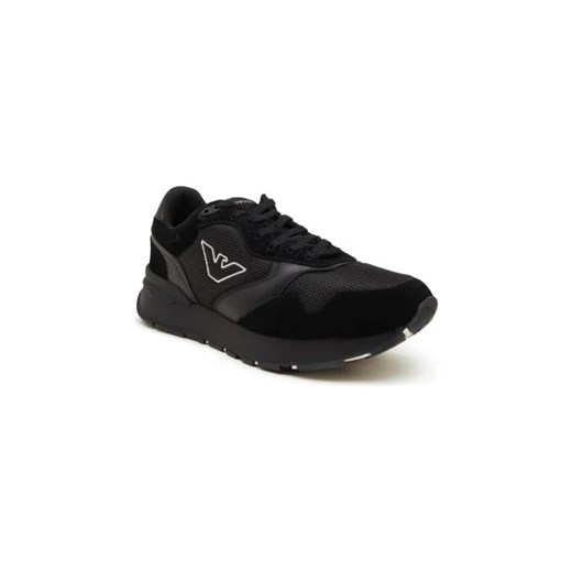 Emporio Armani Sneakersy | z dodatkiem skóry Emporio Armani 41 wyprzedaż Gomez Fashion Store