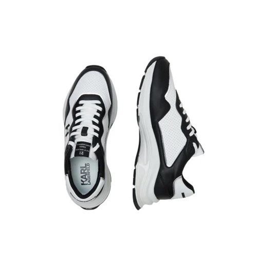Karl Lagerfeld Skórzane sneakersy LUX FINESSE Monogram Karl Lagerfeld 42 wyprzedaż Gomez Fashion Store