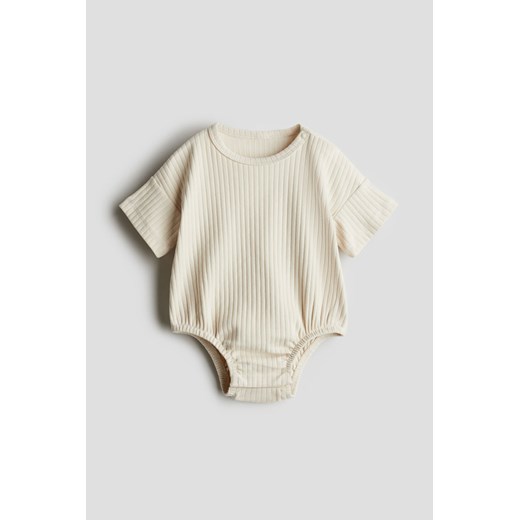 H & M - Kombinezon frotte oversize - Beżowy ze sklepu H&M w kategorii Odzież dla niemowląt - zdjęcie 173027264