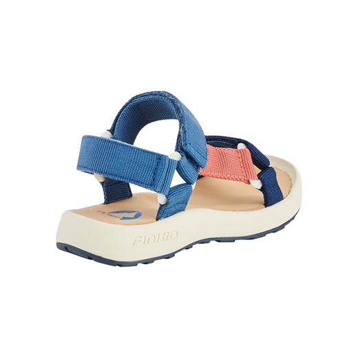 Finkid sandały dziecięce wielokolorowe z tkaniny na rzepy 