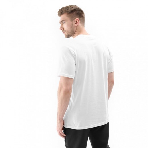 T-shirt męski Prosto. z krótkim rękawem biały w nadruki 