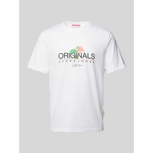T-shirt z nadrukiem z logo model ‘CYRUS’ Jack & Jones L Peek&Cloppenburg 