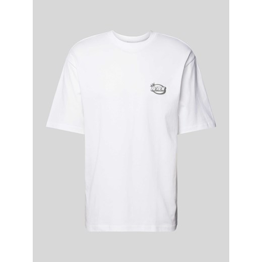 T-shirt z detalem z logo ze sklepu Peek&Cloppenburg  w kategorii T-shirty męskie - zdjęcie 173032170