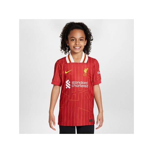Koszulka piłkarska dla dużych dzieci Nike Dri-FIT ADV Liverpool F.C. Match 2024/25 (wersja domowa) - Czerwony ze sklepu Nike poland w kategorii T-shirty chłopięce - zdjęcie 173032491