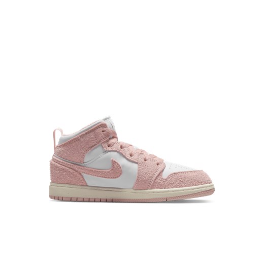 Buty sportowe dziecięce Jordan różowe skórzane 