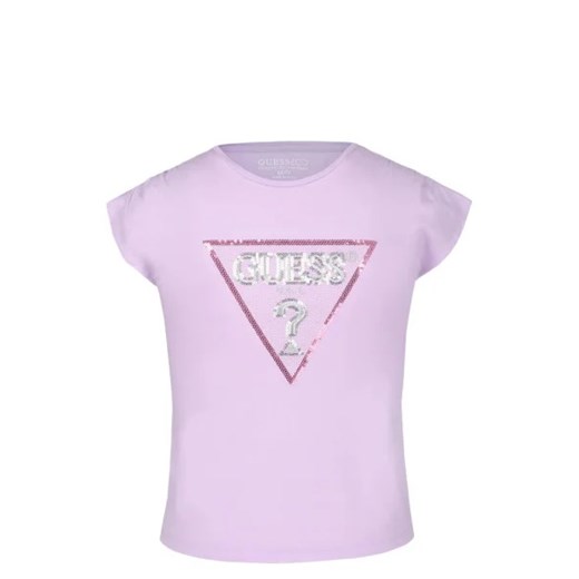 Guess T-shirt | Regular Fit ze sklepu Gomez Fashion Store w kategorii Bluzki dziewczęce - zdjęcie 173033492
