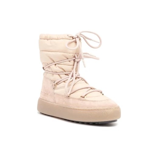 Moon Boot Śniegowce MOON BOOT LTRACK SUEDE NYLON | z dodatkiem skóry ze sklepu Gomez Fashion Store w kategorii Śniegowce damskie - zdjęcie 173035944