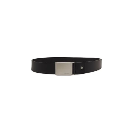 Calvin Klein Skórzany pasek ADJ BEVELED PLAQUE 35MM ze sklepu Gomez Fashion Store w kategorii Paski męskie - zdjęcie 173036240