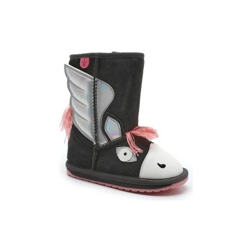 EMU Australia Skórzane śniegowce Pegasus | z dodatkiem wełny ze sklepu Gomez Fashion Store w kategorii Buty zimowe dziecięce - zdjęcie 173036300