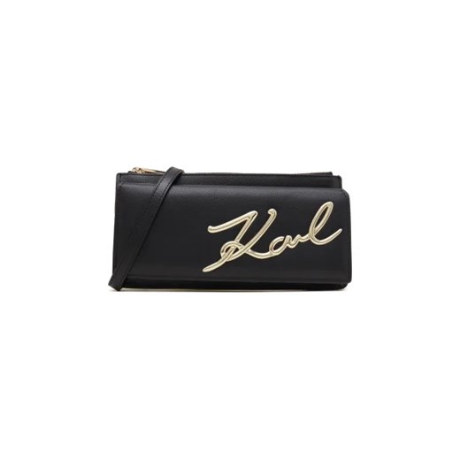 Karl Lagerfeld Skórzana listonoszka/portfel k/signature 2.0 ze sklepu Gomez Fashion Store w kategorii Listonoszki - zdjęcie 173036890