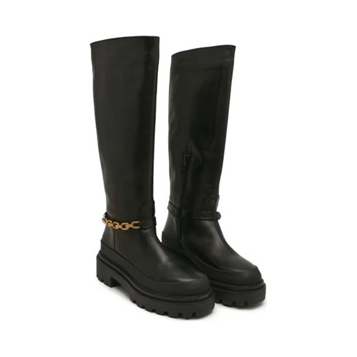 Pinko Skórzane oficerki CARDAMOMO Pinko 38 okazyjna cena Gomez Fashion Store