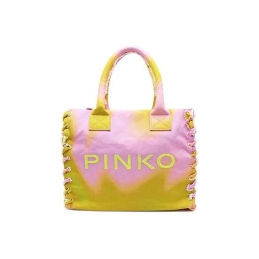 Pinko Torba plażowa CANVAS RICICLAT ze sklepu Gomez Fashion Store w kategorii Torby letnie - zdjęcie 173039403