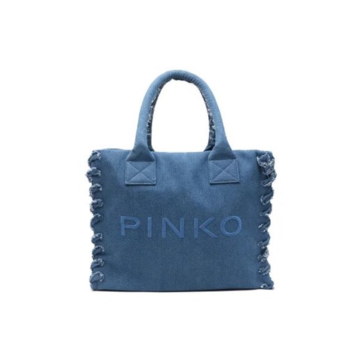 Pinko Jeansowa shopperka Beach Shopping ze sklepu Gomez Fashion Store w kategorii Torby Shopper bag - zdjęcie 173039652