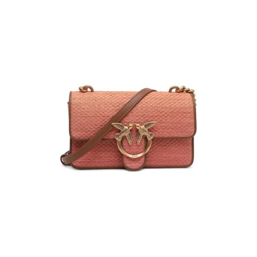 Pinko Torebka na ramię LOVE ONE MINI LIGHT | z dodatkiem skóry Pinko One Size promocja Gomez Fashion Store