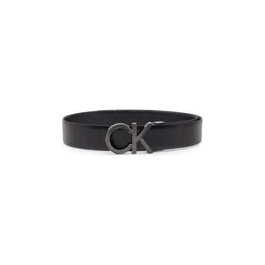 Calvin Klein Skórzany pasek ADJ/REV CK METAL DIAGONAL 35MM ze sklepu Gomez Fashion Store w kategorii Paski męskie - zdjęcie 173043260