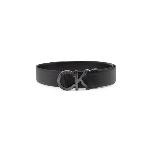 Calvin Klein Skórzany pasek ADJ/REV CK METAL DIAGONAL 35MM Calvin Klein 105 Gomez Fashion Store wyprzedaż