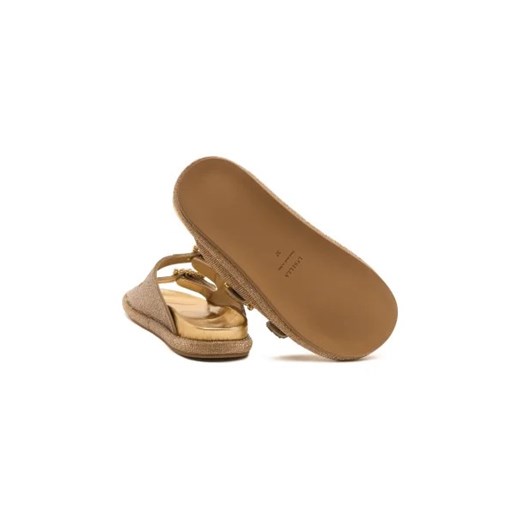 Le Silla Klapki STARDUST MARIGOLD | z dodatkiem skóry Le Silla 37 okazja Gomez Fashion Store