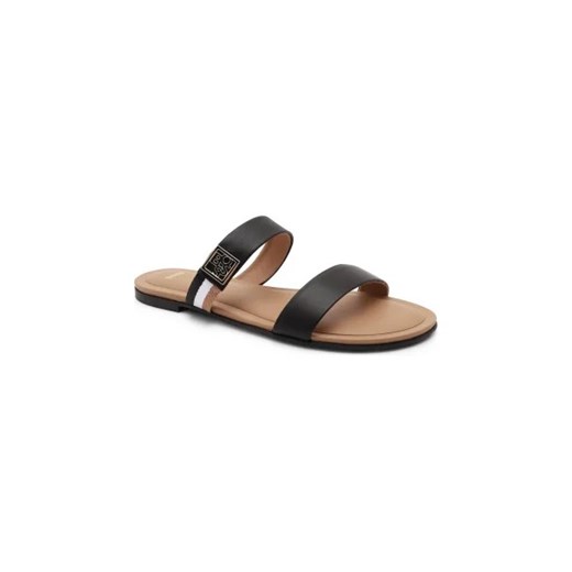 BOSS BLACK Skórzane klapki Millie ze sklepu Gomez Fashion Store w kategorii Klapki damskie - zdjęcie 173046120