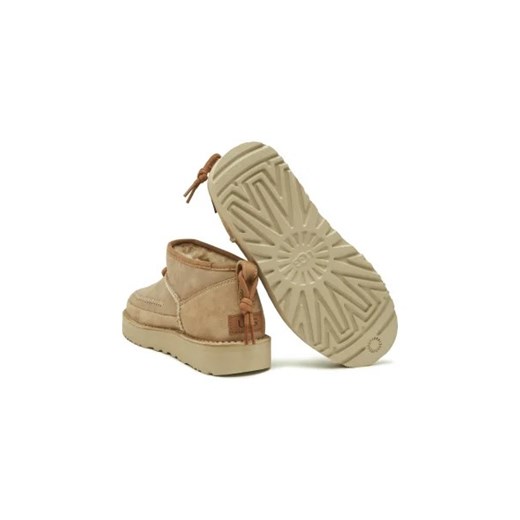 UGG Skórzane śniegowce W ULTRA MINI CRAFTED REGENERATE | z dodatkiem wełny 36 Gomez Fashion Store
