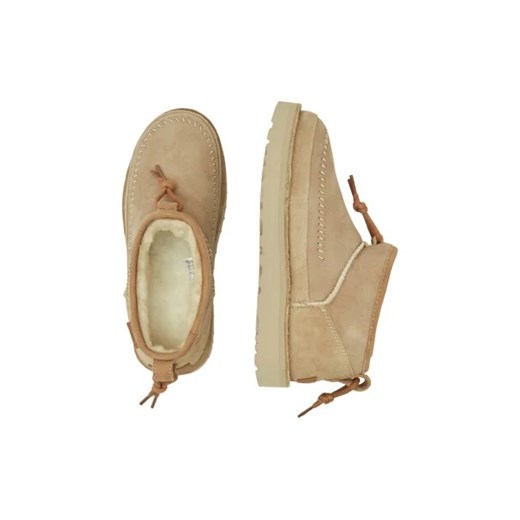 UGG Skórzane śniegowce W ULTRA MINI CRAFTED REGENERATE | z dodatkiem wełny 42 Gomez Fashion Store
